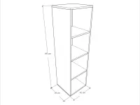Emese falipolc 1x4 méretrajz